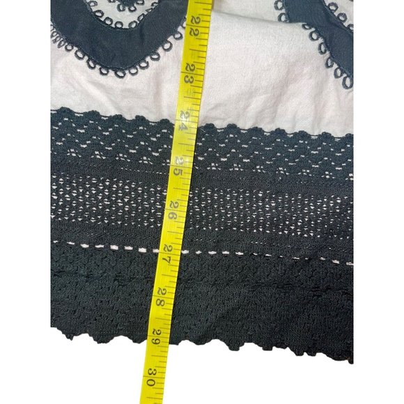 BRITISH INDIA TRAVELLER A-Line Midi Skirt Pink Black Size 9 100% Cotton - Picture 10 of 13